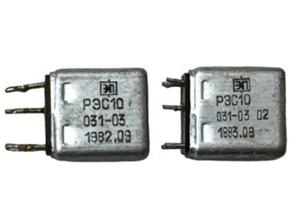 Реле РЭС10 до 12.83 г.в., паспорт 031-02, 03, 04, 05